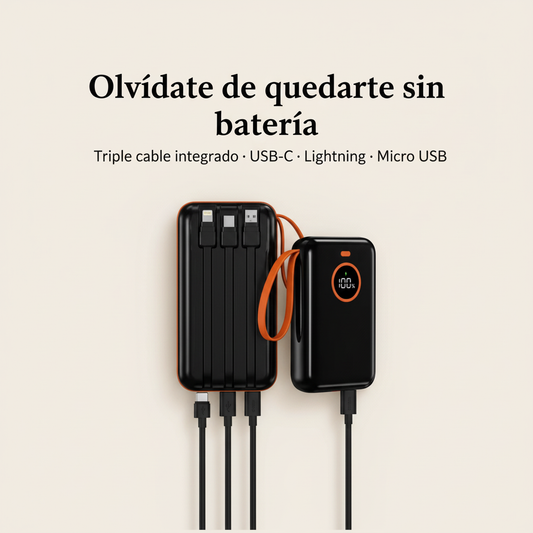 Power Bank NEWTEC – Olvídate de quedarte sin batería